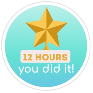 You Did It Logging Badge